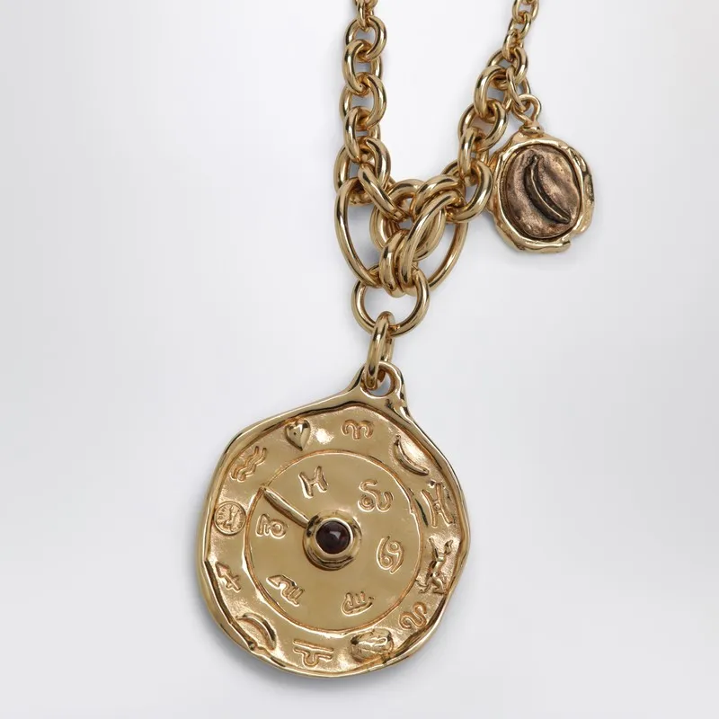 Gold Zodiac Pendant Necklace sold by Wanan Luxury product image thumbnail 2