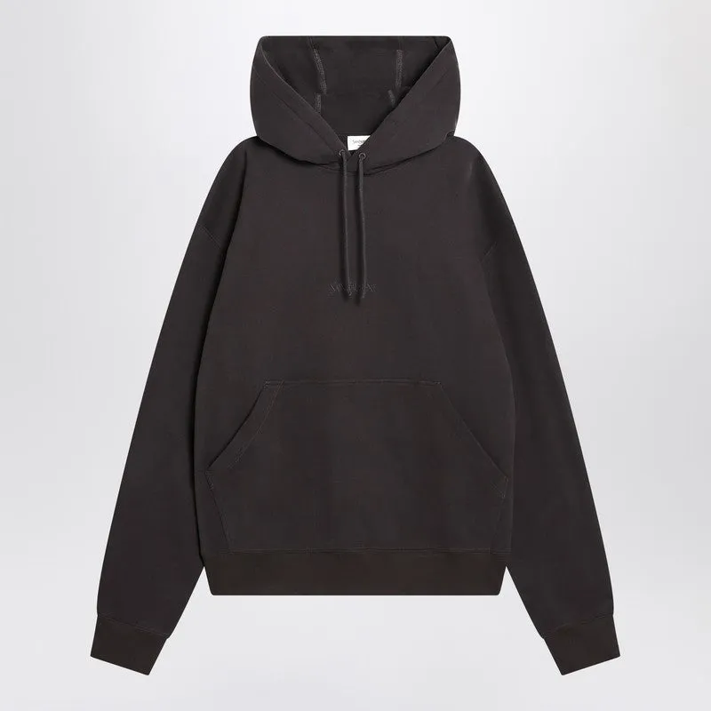 Gray Hoodie With Logo sold by Wanan Luxury