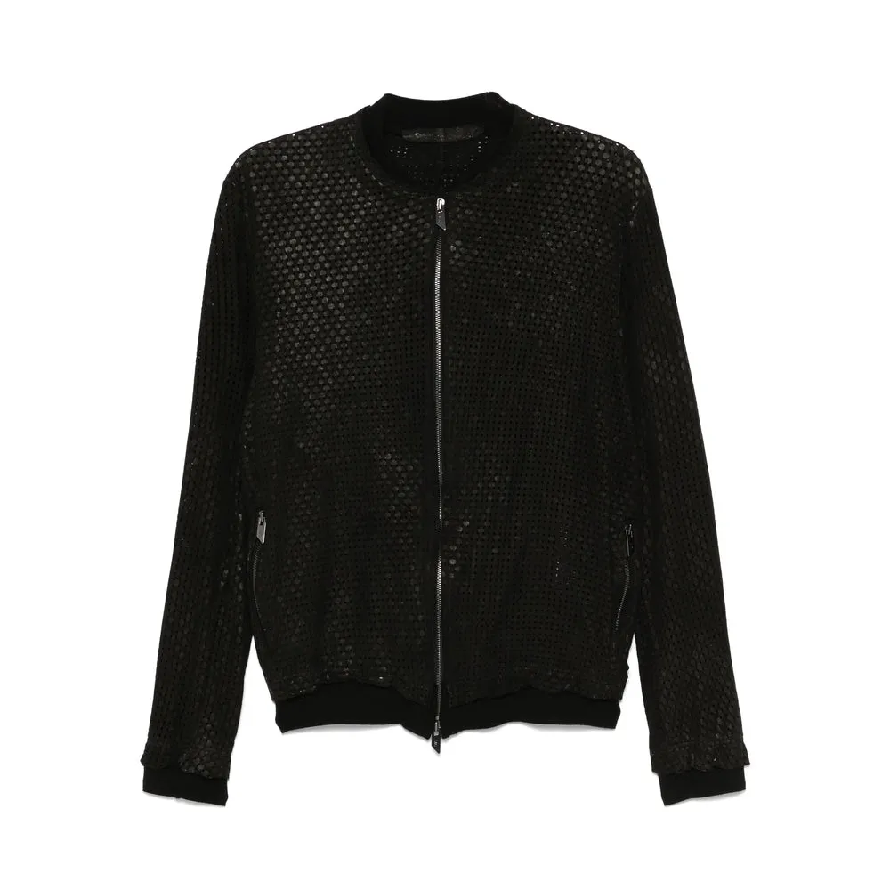 Leather Outerwears Black sold by Wanan Luxury