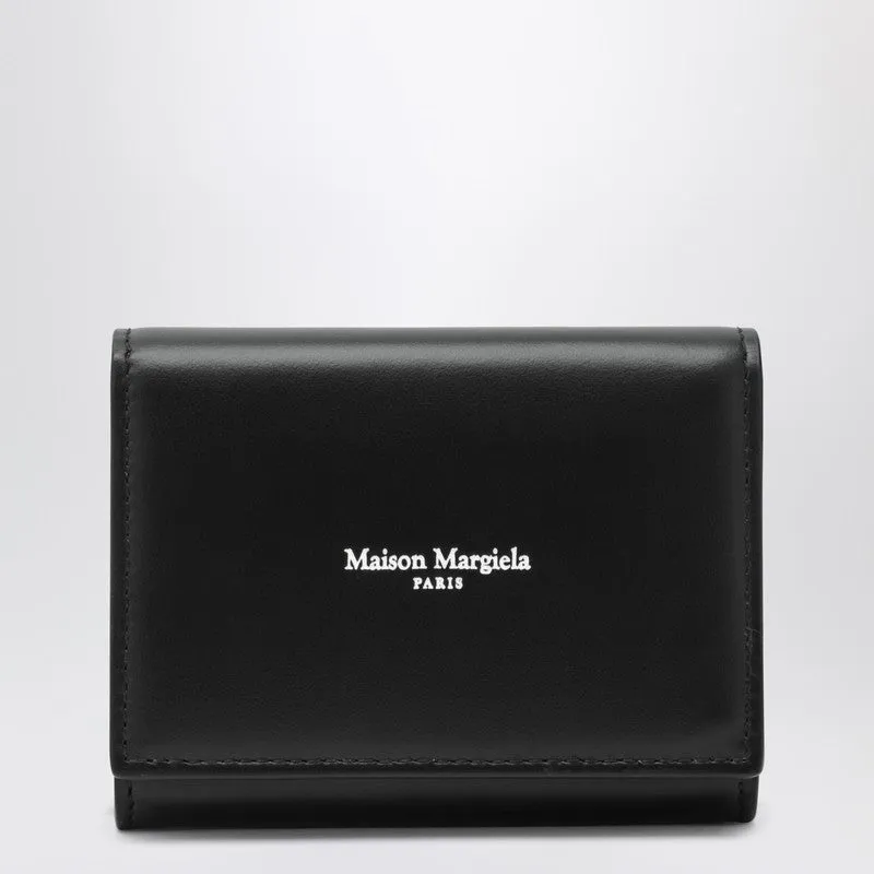 Compact Black Wallet With Logo sold by Wanan Luxury