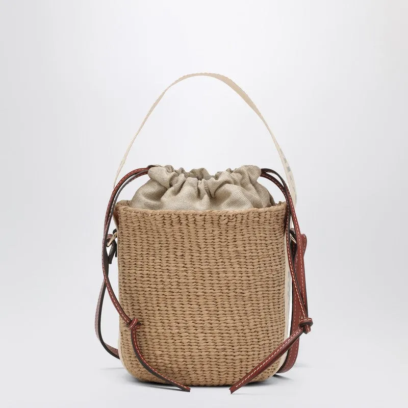 Small Woody Raffia Bucket Bag sold by Wanan Luxury