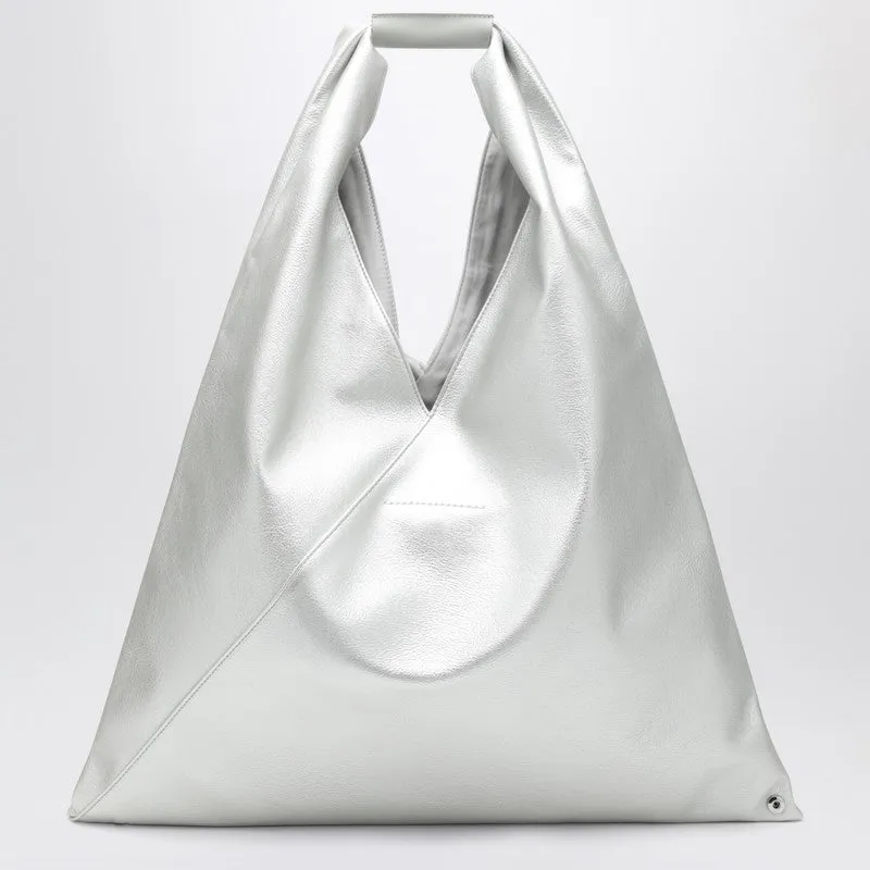 Medium Japanese Bag In Silver Eco-Leather sold by Wanan Luxury product image thumbnail 2