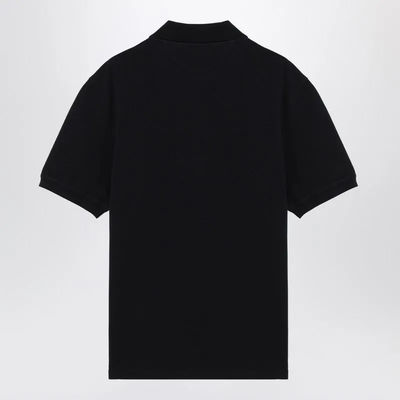 Navy Blue Cotton Polo Shirt sold by Wanan Luxury product image thumbnail 2