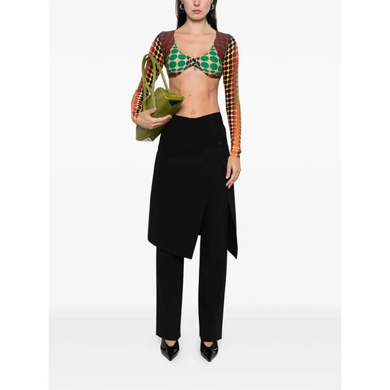 Pants Orange, Brown made by Jean Paul Gaultier