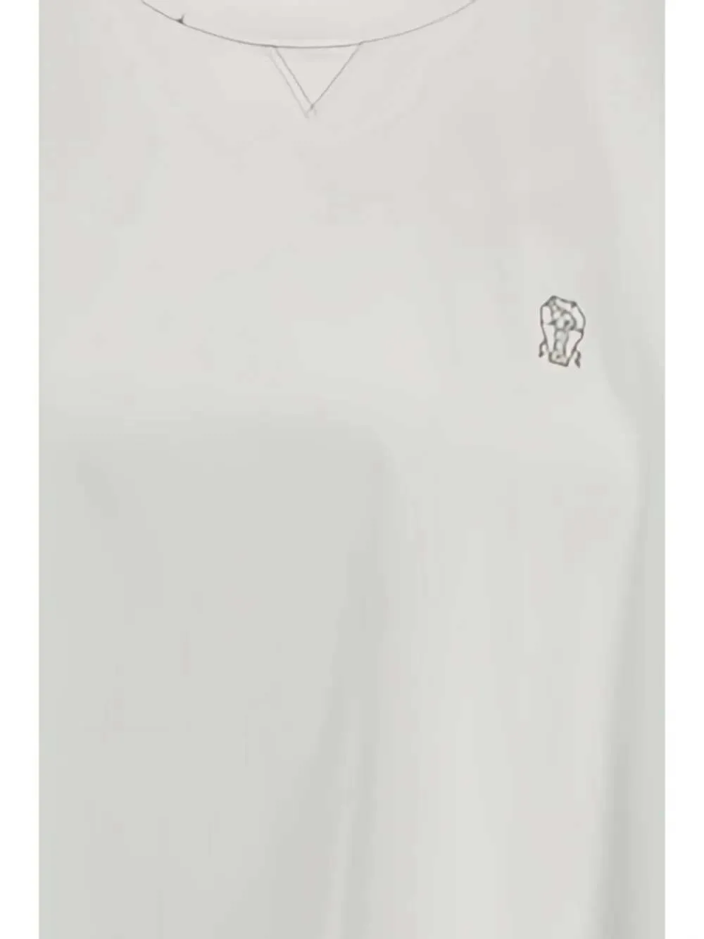 Crewneck T-Shirt With Embroidered Logo sold by Wanan Luxury product image thumbnail 3