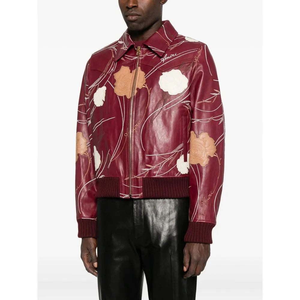 Leather Outerwears Red sold by Wanan Luxury product image thumbnail 5