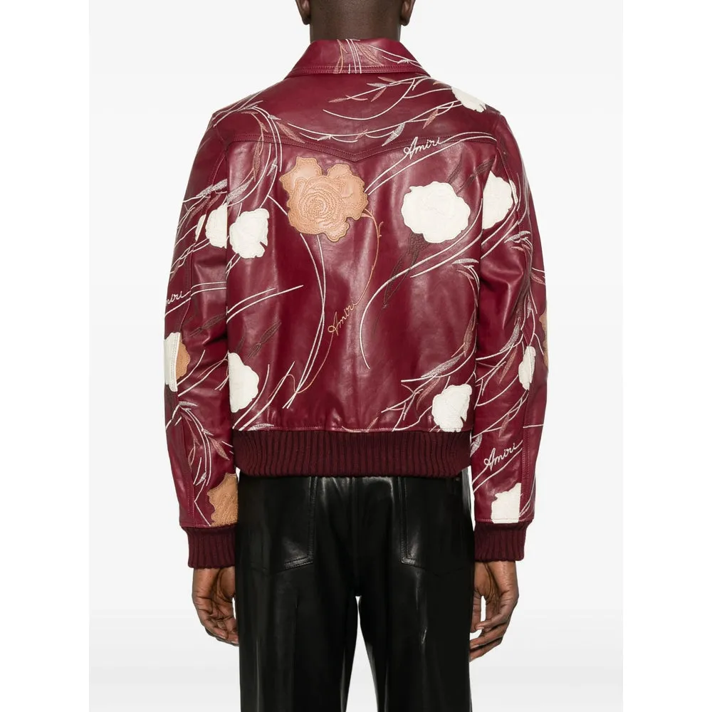 Leather Outerwears Red sold by Wanan Luxury product image thumbnail 2