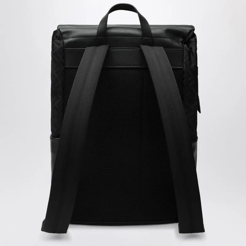 Black Leather And Nylon Flux Backpack sold by Wanan Luxury product image thumbnail 2