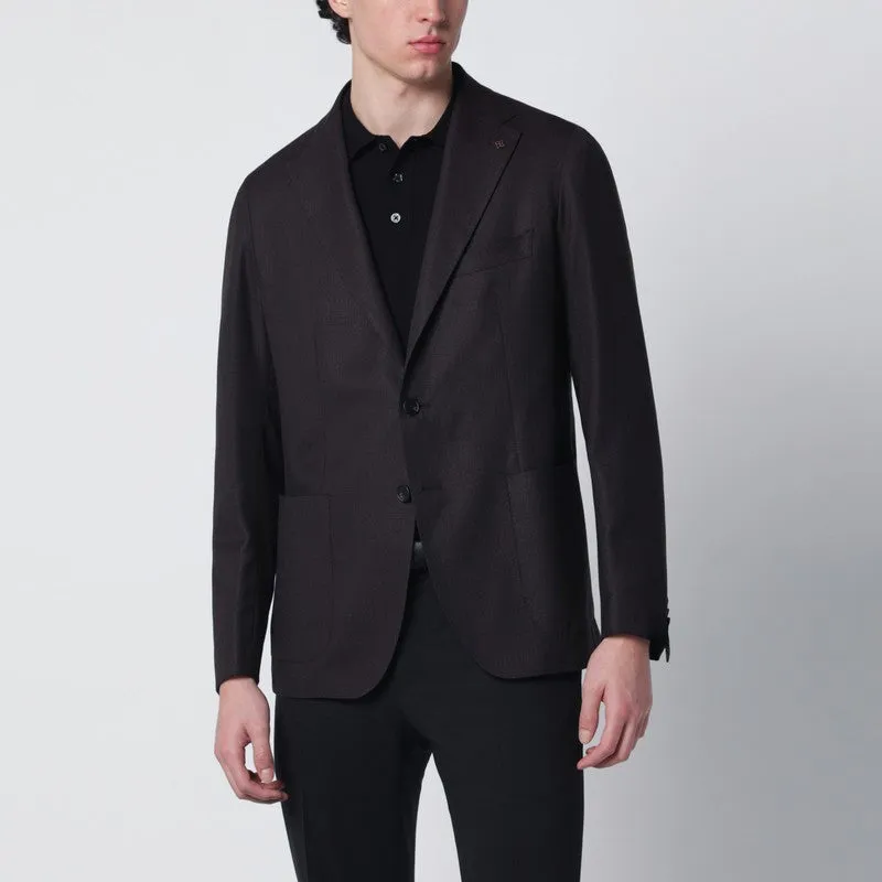 Brown Wool Single-Breasted Jacket sold by Wanan Luxury