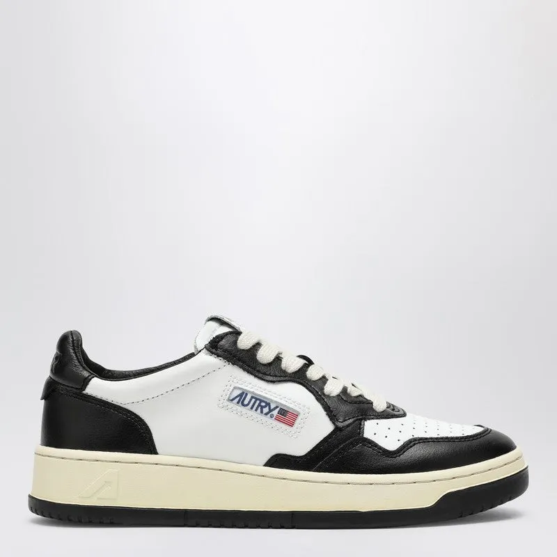Medalist Low White/Black Leather Sneaker sold by Wanan Luxury