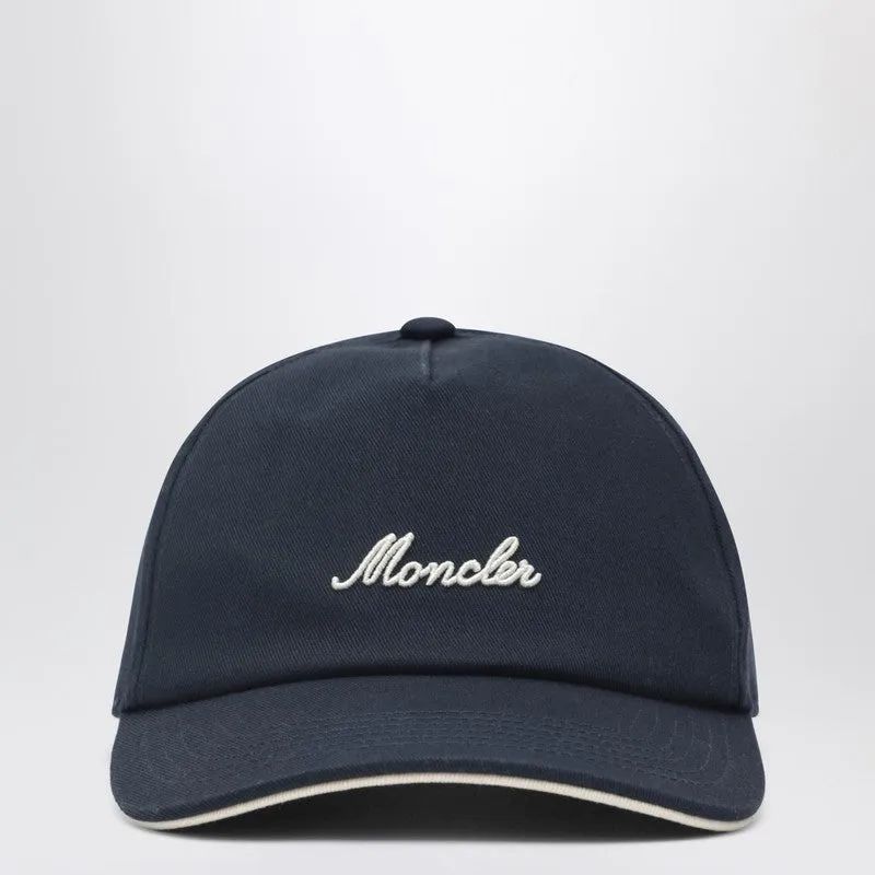 Navy Baseball Cap With Embroidered Logo sold by Wanan Luxury