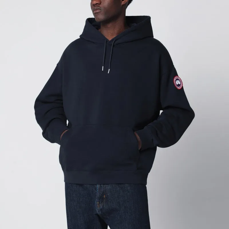 Midnight Blue Hooded Sweatshirt sold by Wanan Luxury