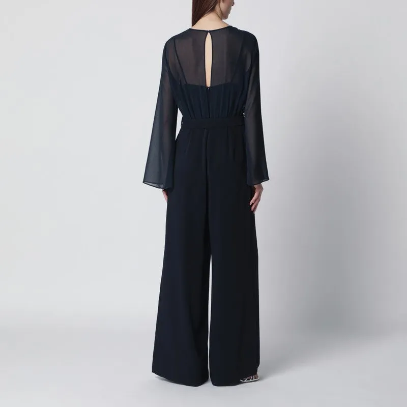Blue Jumpsuit With Belt sold by Wanan Luxury product image thumbnail 2