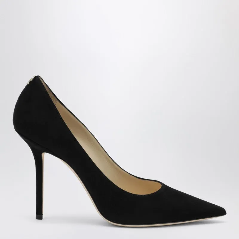 Love 100 Pumps In Black Suede sold by Wanan Luxury