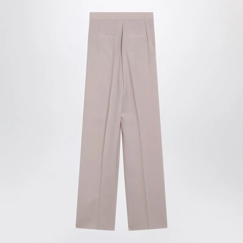 Rose-Beige Wide-Leg Trousers sold by Wanan Luxury product image thumbnail 2