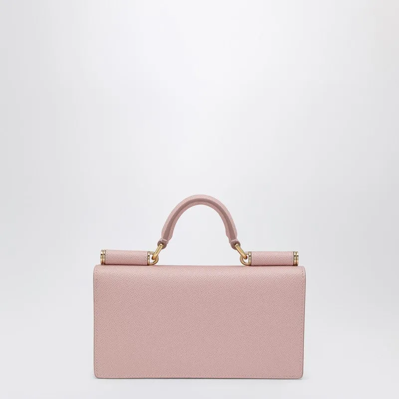 Pink Mini Bag In Dauphine Leather With Logo Tag sold by Wanan Luxury product image thumbnail 2