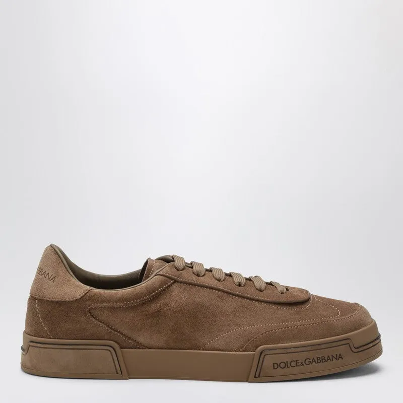 Portofino Light Sneakers In Hazelnut Suede made by Dolce & Gabanna