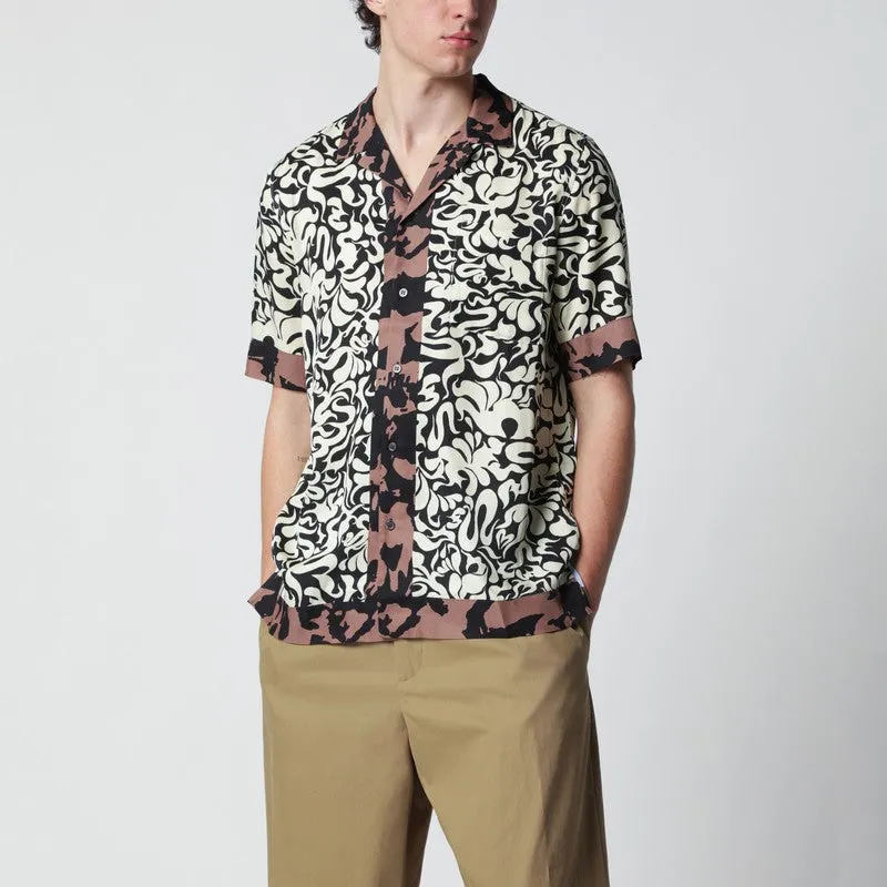 Shirt With Graphic Squiggle Print made by Dries Van Noten