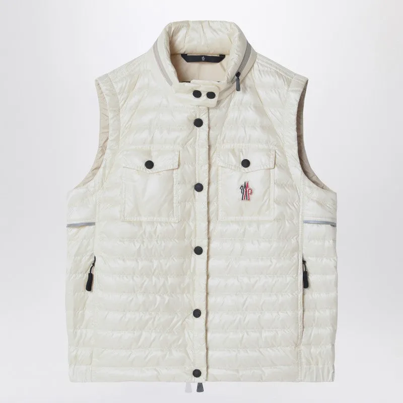 Gumiane Padded Vest White sold by Wanan Luxury