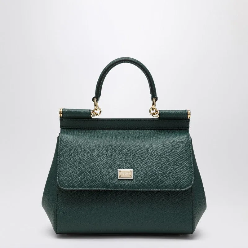 Sicily Medium Top-Handle Bag In Green sold by Wanan Luxury