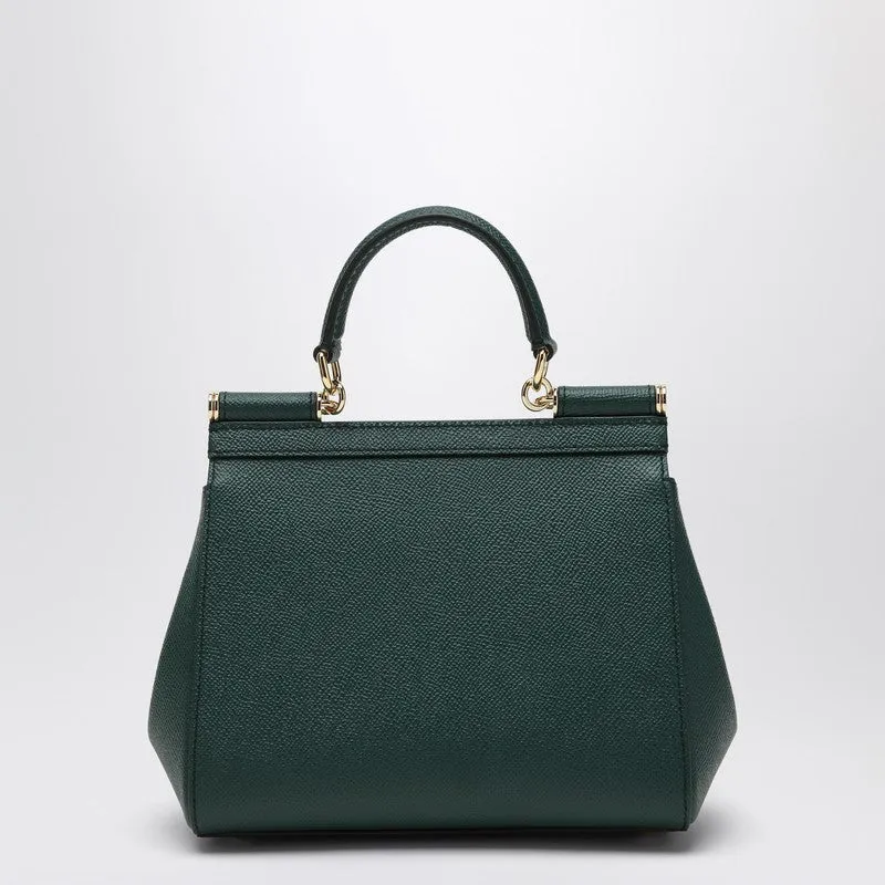 Sicily Medium Top-Handle Bag In Green sold by Wanan Luxury product image thumbnail 2