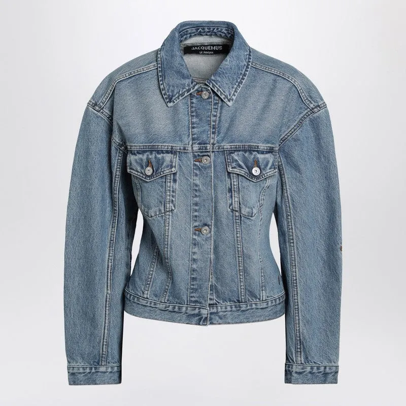 Indigo De-Nîmes Denim Jacket sold by Wanan Luxury