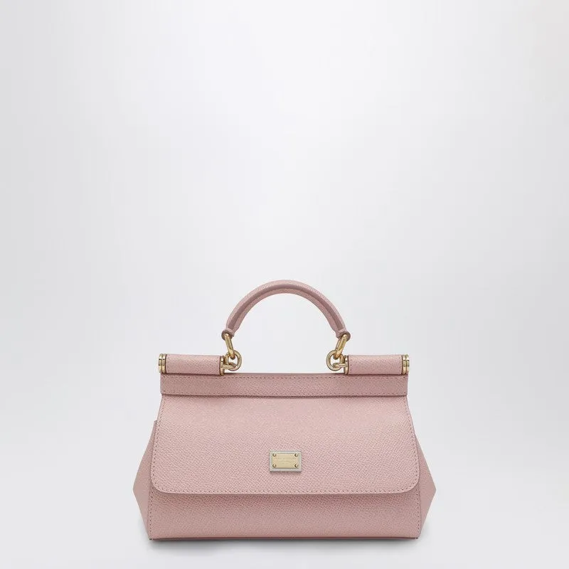 Small Sicily Top-Handle Bag In Pink sold by Wanan Luxury