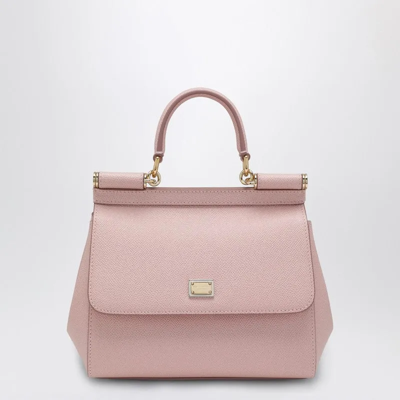 Medium Sicily Top-Handle Bag In Pink sold by Wanan Luxury