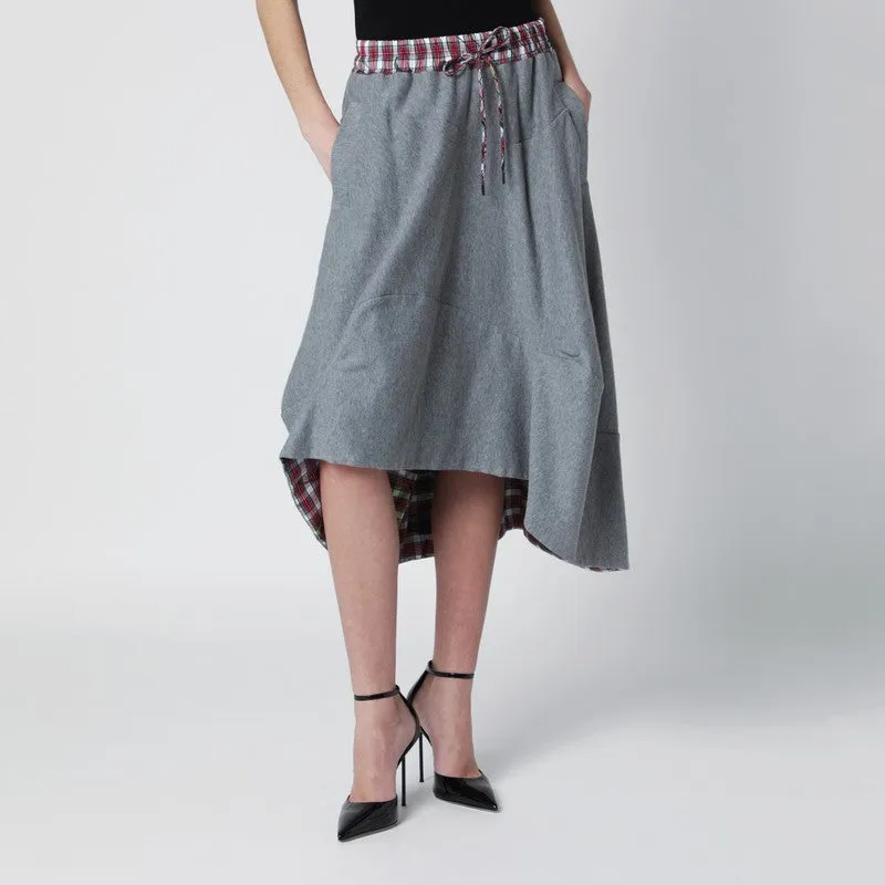 Grey Aerodrome Skirt sold by Wanan Luxury