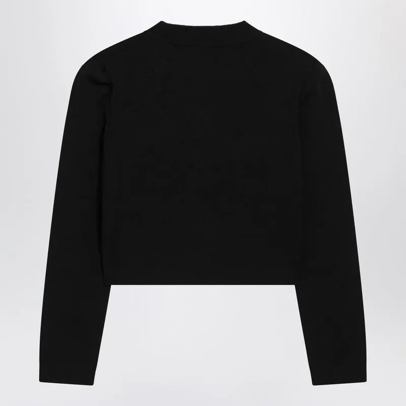 Black Tweed Cardigan sold by Wanan Luxury product image thumbnail 2