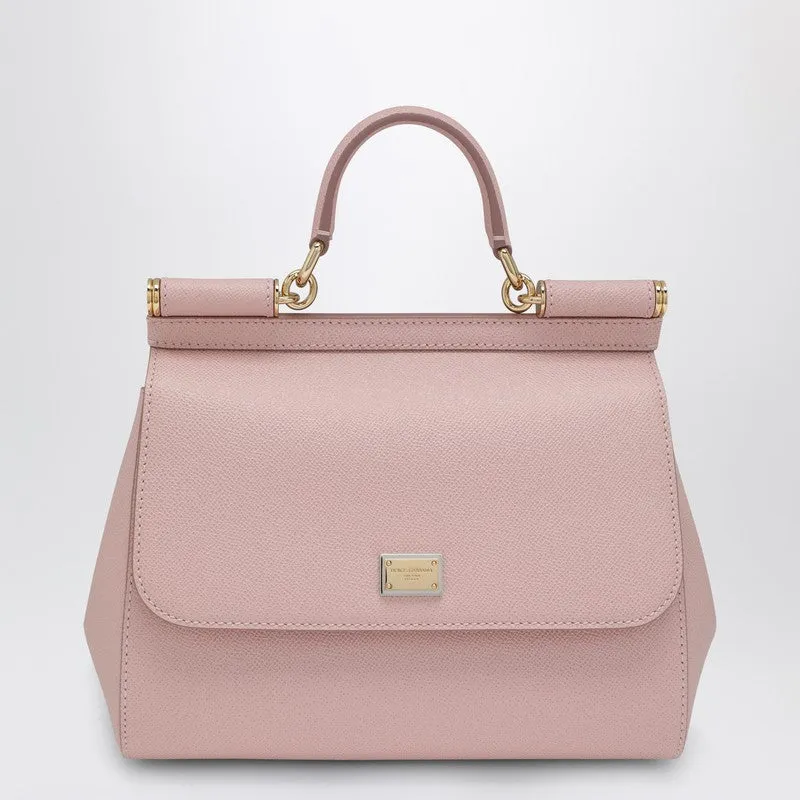 Large Sicily Top-Handle Bag In Pink sold by Wanan Luxury