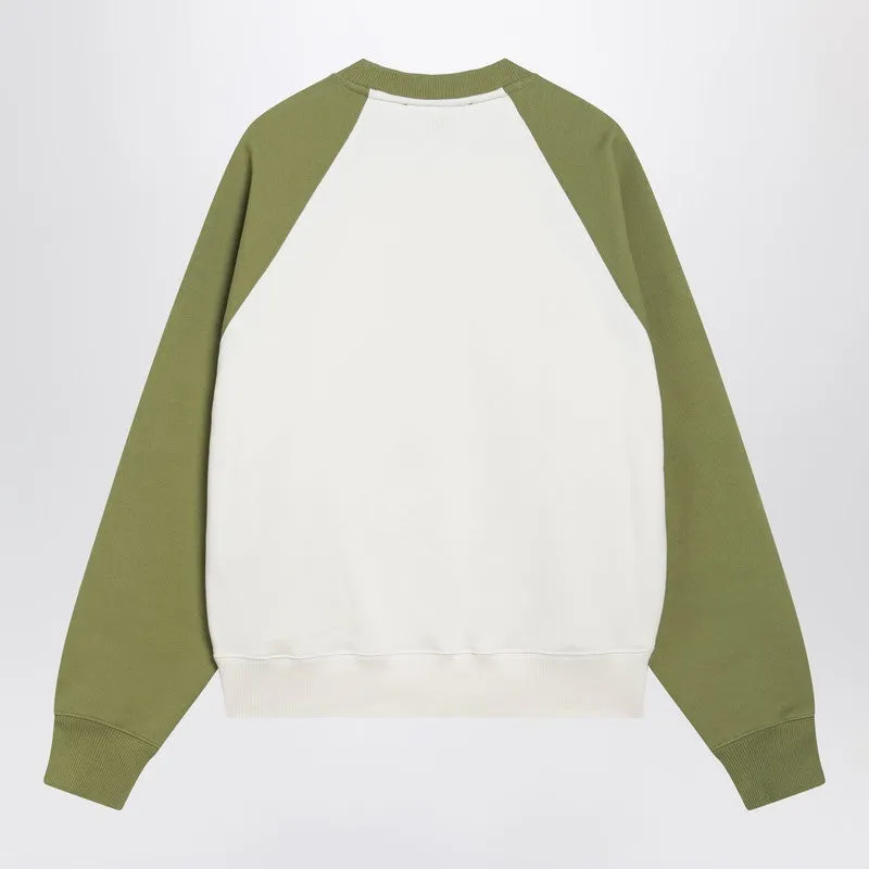 White And Matcha Green Ami De Coeur Sweatshirt sold by Wanan Luxury product image thumbnail 2