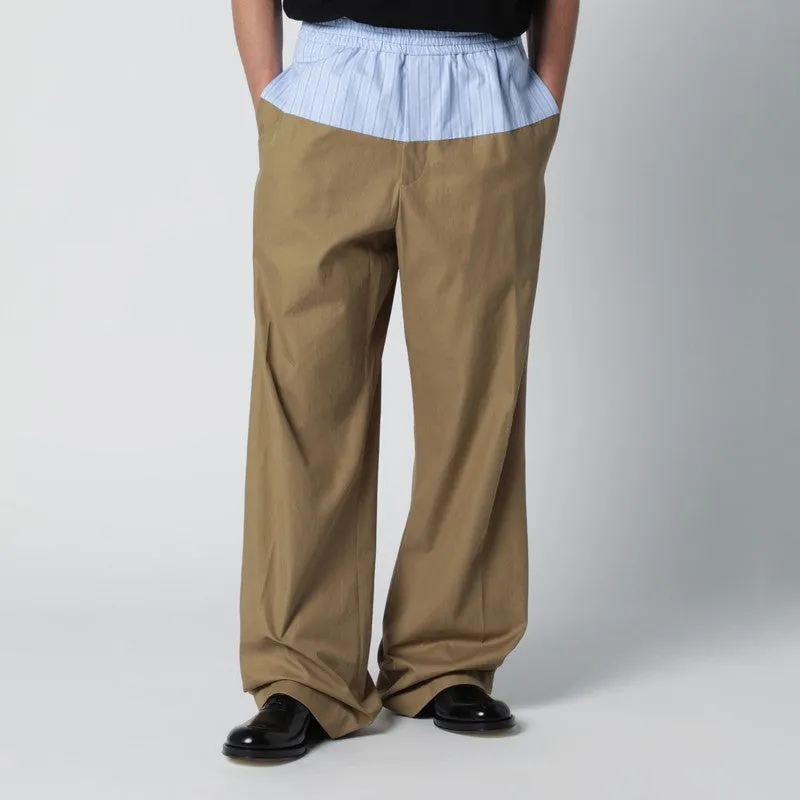 Trousers With Contrasting Waistband sold by Wanan Luxury