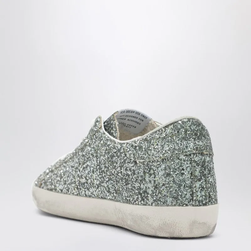 Super-Star Sneakers In Silver Glitter With Dégradé Effect sold by Wanan Luxury product image thumbnail 2