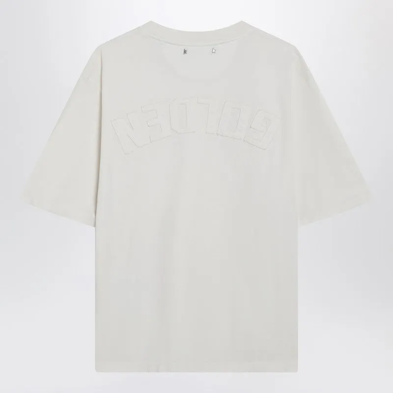 White T-Shirt With Reverse Lettering Logo On The Back sold by Wanan Luxury product image thumbnail 2