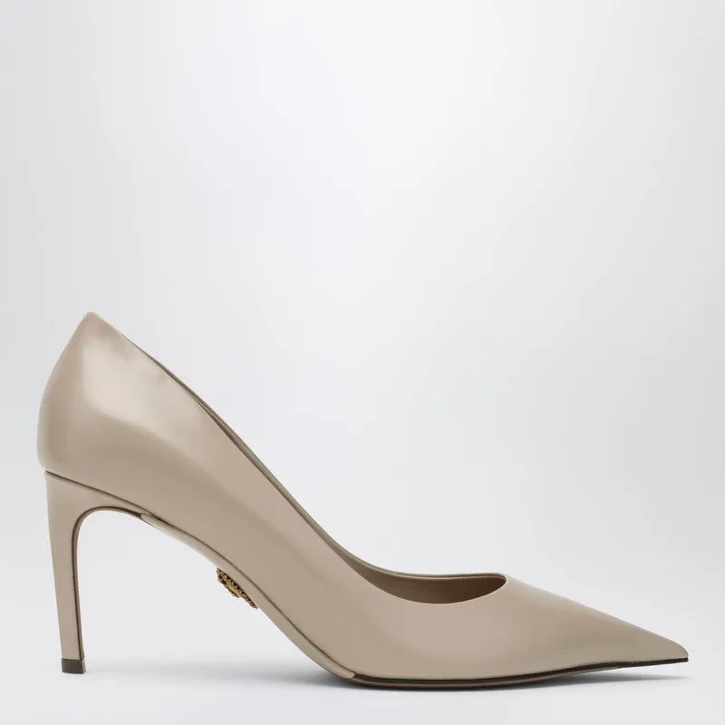 Beige Calfskin Décolleté Devotion sold by Wanan Luxury