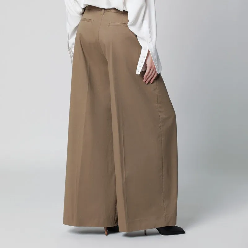 Cognac Cotton Deva Trousers sold by Wanan Luxury product image thumbnail 2