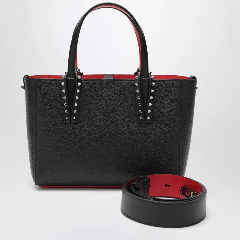 Black Leather Cabata Mini Tote Bag sold by Wanan Luxury