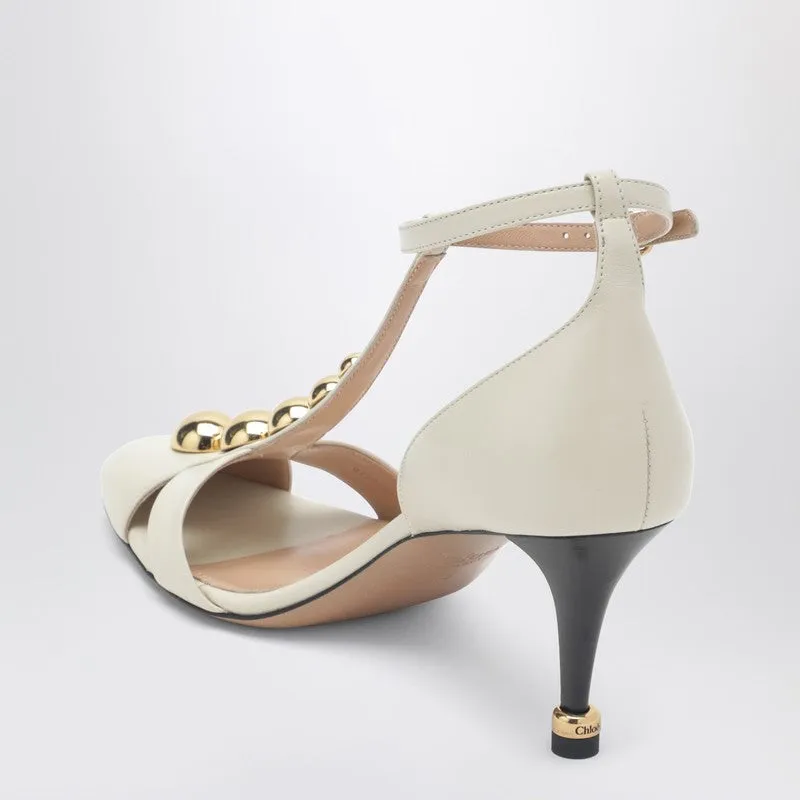 Cleia Ivory Heeled Sandals sold by Wanan Luxury product image thumbnail 2