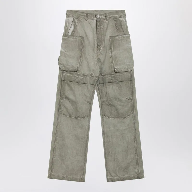 Sand Vintage-Effect Cargo Trousers sold by Wanan Luxury