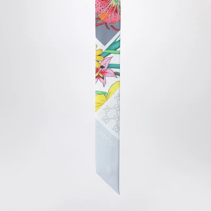Silk Twill Ribbon With Flora Print sold by Wanan Luxury product image thumbnail 2