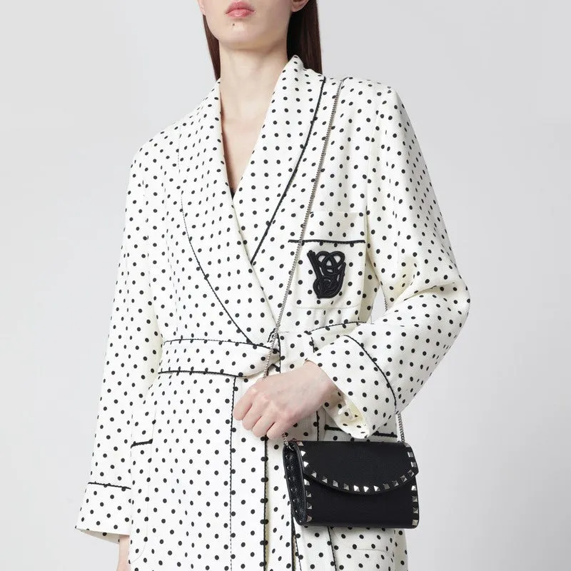 Black Rockstud Crossbody Wallet sold by Wanan Luxury product image thumbnail 2