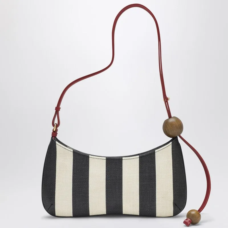 Le Bisou Perle Striped Black/Ivory Bag sold by Wanan Luxury product image thumbnail 2