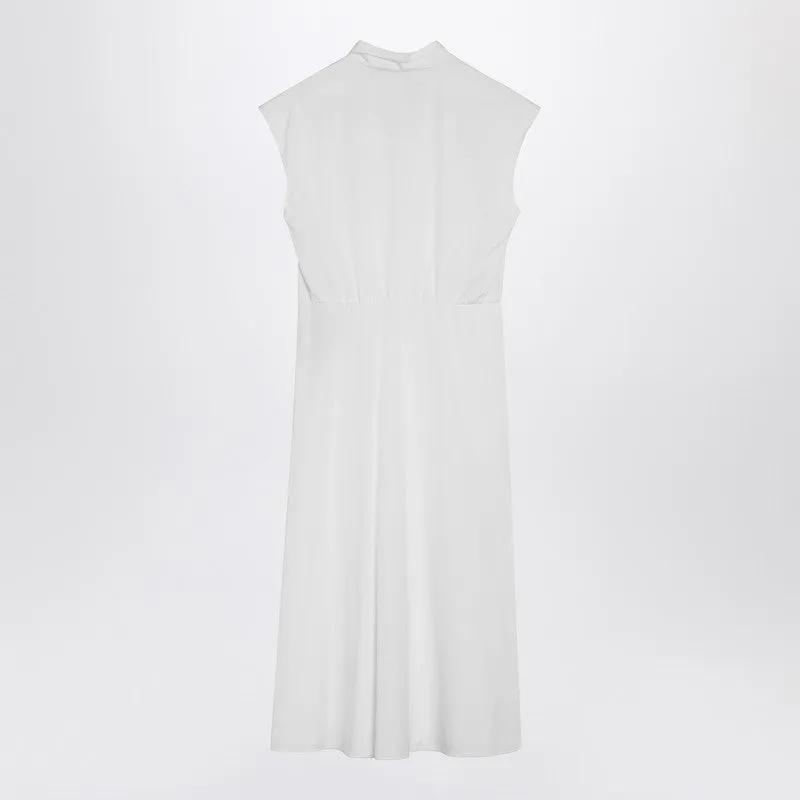 White Midi Dress With Sangallo Embroidery sold by Wanan Luxury product image thumbnail 2