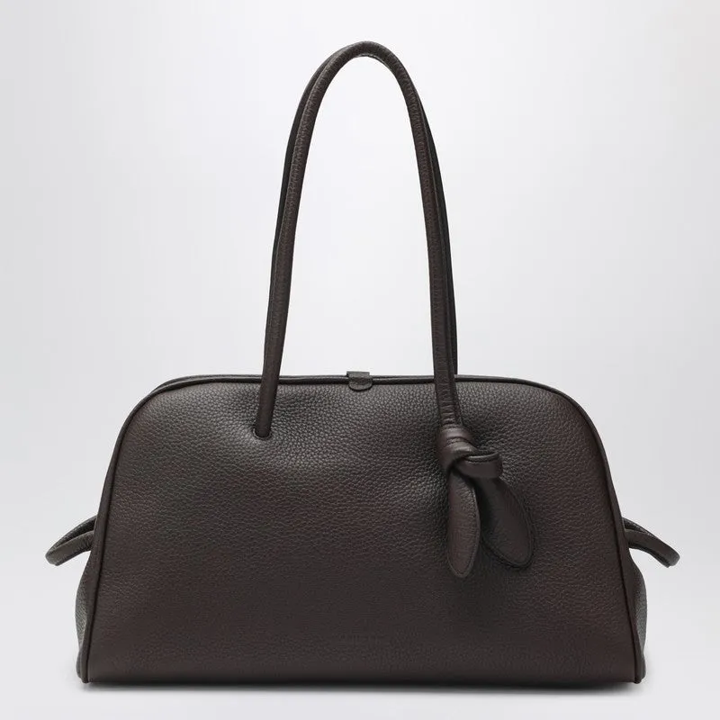 Turismo Brown Leather Bag made by Jacquemus