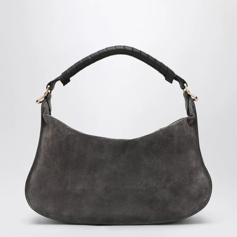 Small Brown Suede Marcie Bag sold by Wanan Luxury product image thumbnail 2