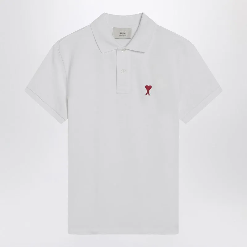 White Ami De Coeur Polo Shirt sold by Wanan Luxury
