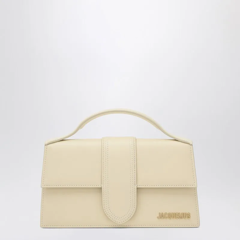 Le Grand Bambino Bag In Ivory Leather sold by Wanan Luxury