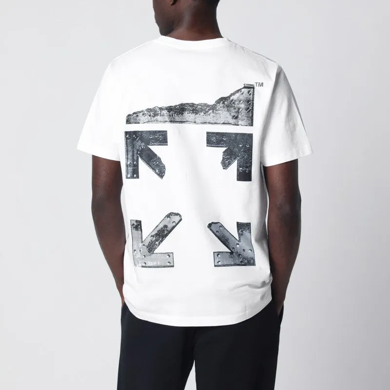 White T-Shirt With Logo Print sold by Wanan Luxury product image thumbnail 2