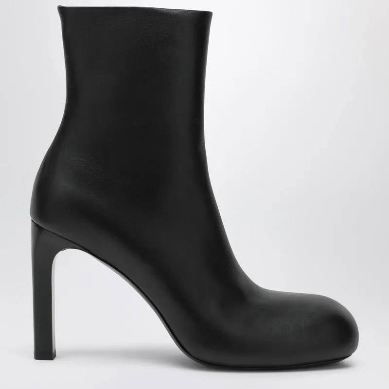 Black Fargo Ankle Boots In Leather sold by Wanan Luxury